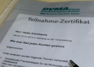 Niemand schreit Hurra Akquise ist toll