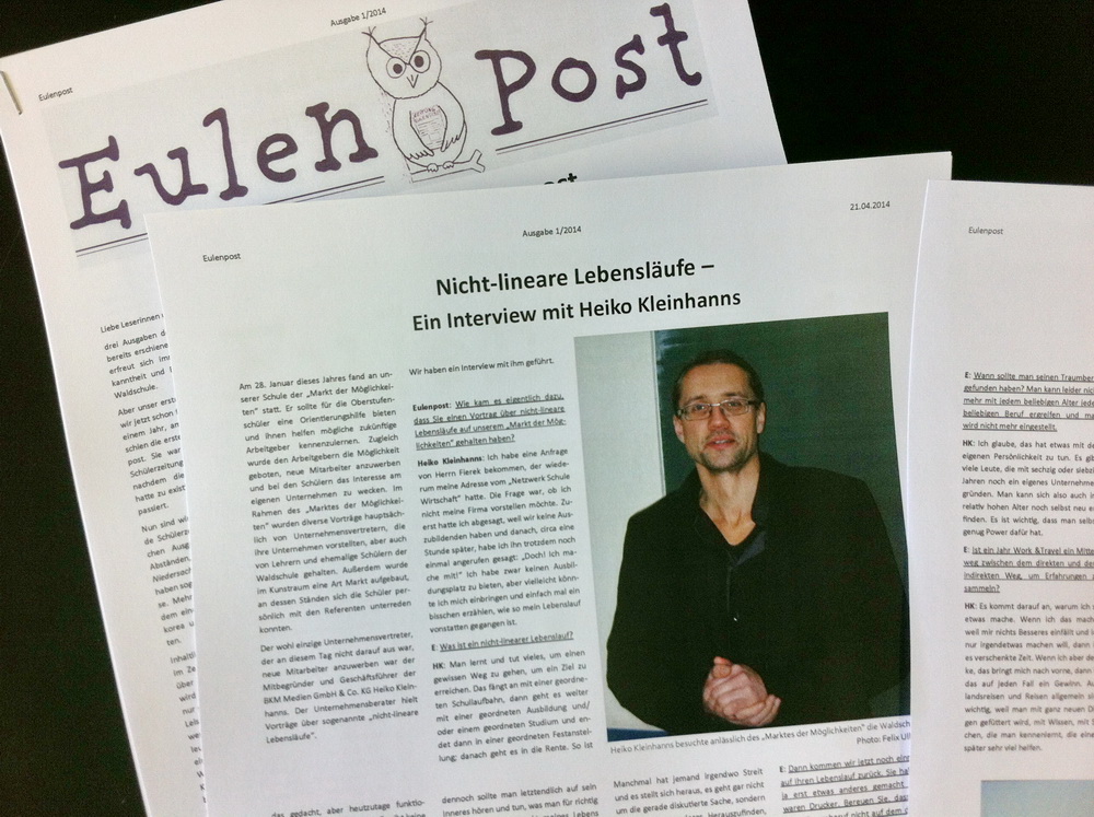 Heiko Kleinhanns Interview Eulenpost